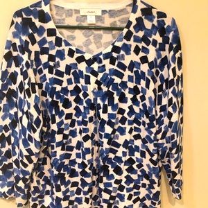 Christopher & Banks 2X Like New Summer Cardigan